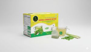 MORINGA LEMONGRASS INFUSION | HERBAL TEA FOR WELLNESS & IMMUNITY 100% NATURAL & HOMEMADE 25 TERA BEGS