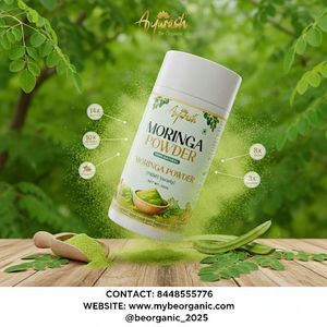 MORINGA POWDER 200g NATURALLY GROWN DIRECT FROM FARM 100% LEAF POWDER WITHOUT PRESERVATIVE AND WITHOUT ANY COLOR 1.395/G
